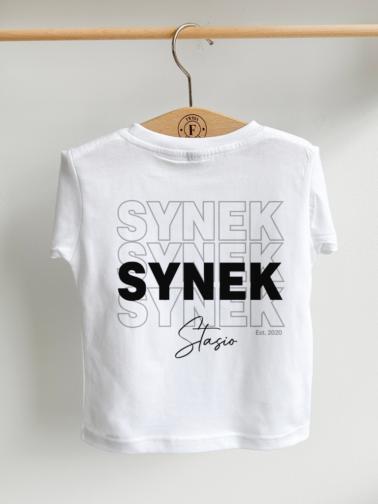 Koszulka dziecięca dla synka z imieniem