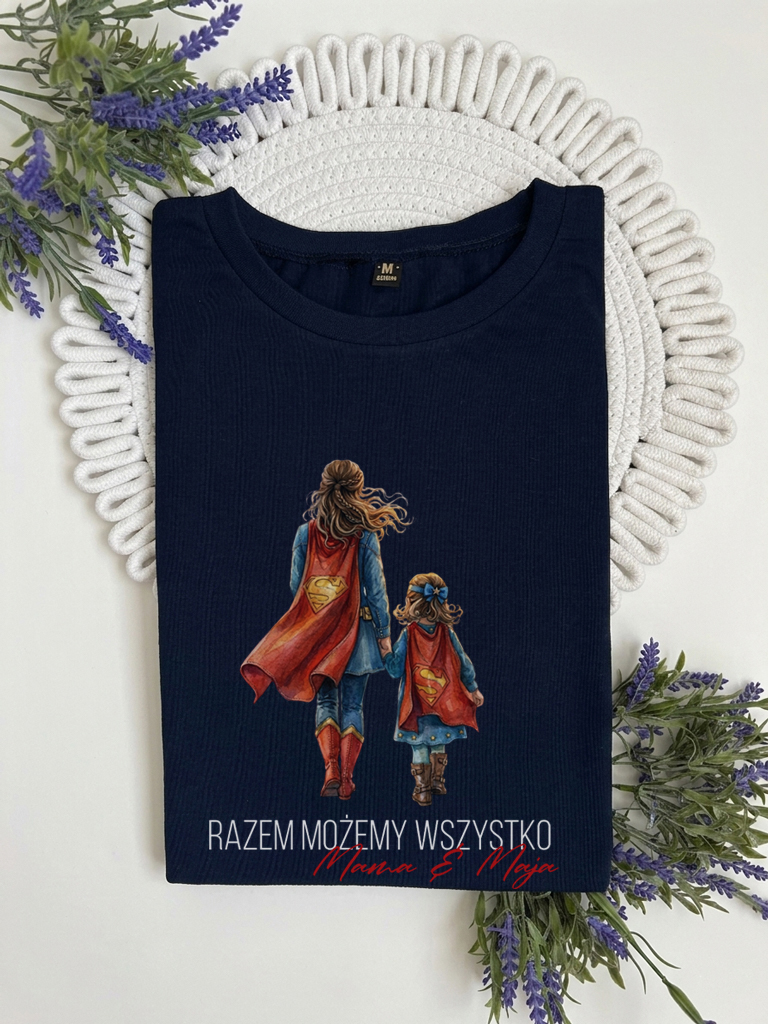 Koszulka damska mama & córka razem możemy wszystko