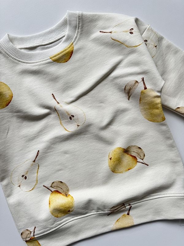 Bluza print gruszki rozmiar 80