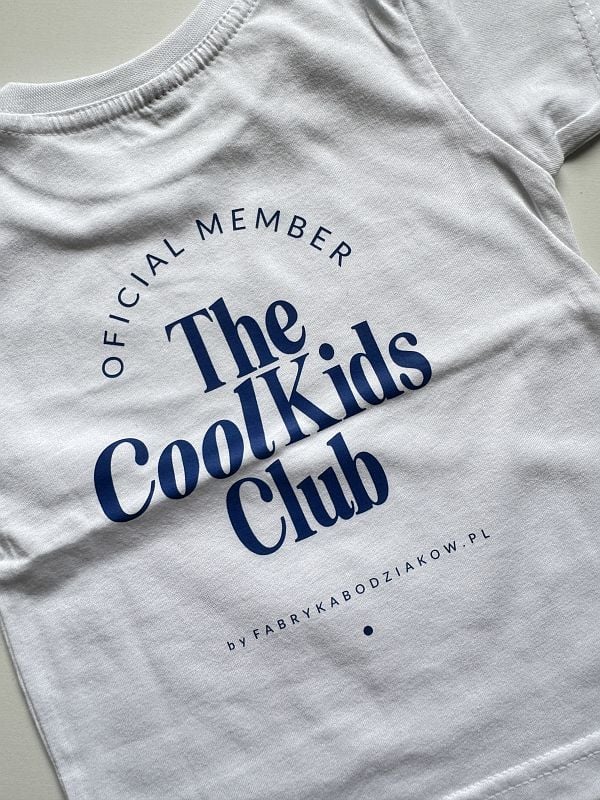 Koszulka biała z krótkim rękawem the cool kids club rozmiar 80