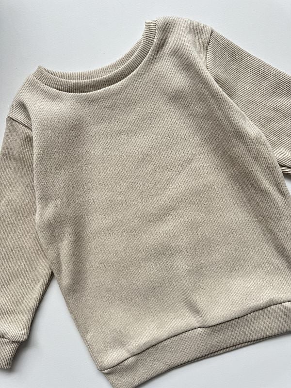 Bluza beżowa prążek rozmiar 86