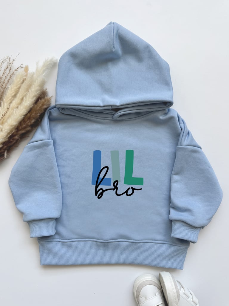 Bluza dziecięca z kapturem lil bro/ big bro