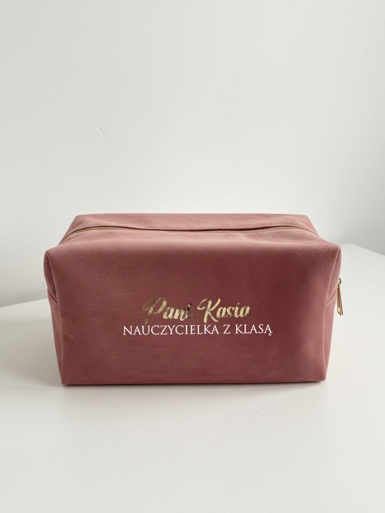 Kosmetyczka z nadrukiem nauczycielka z klasą