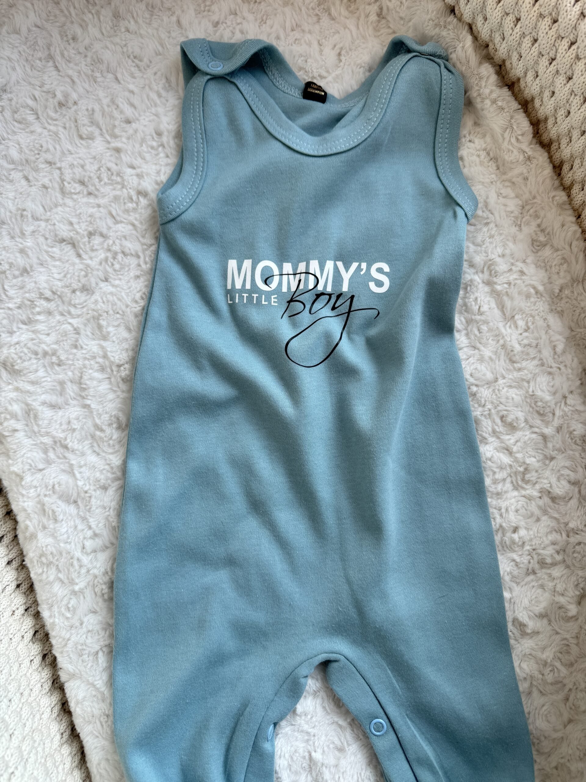Śpiochy niebieskie mommys little boy rozmiar 68