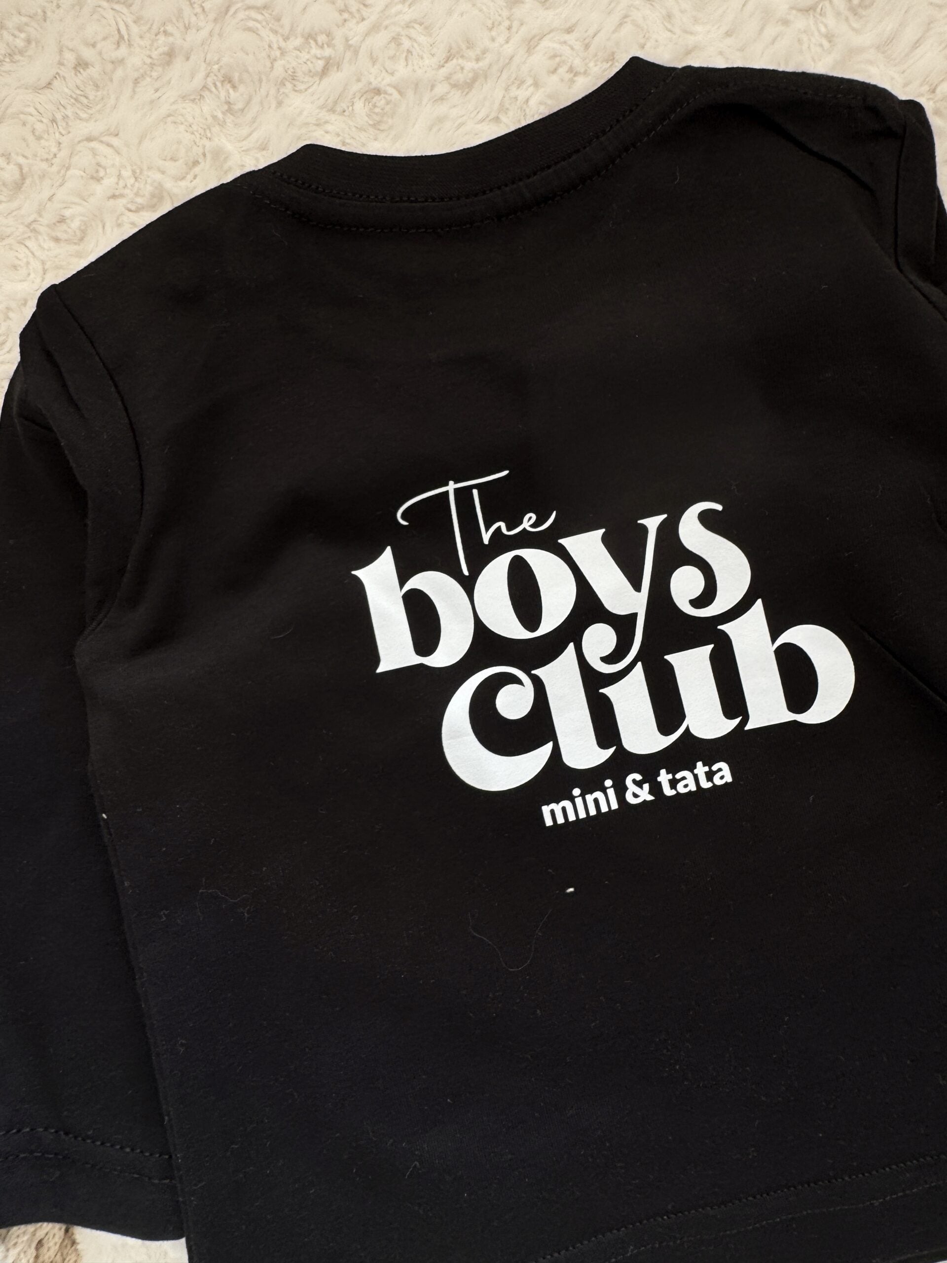 Koszulka czarna długi rękaw the boys club rozmiar 80