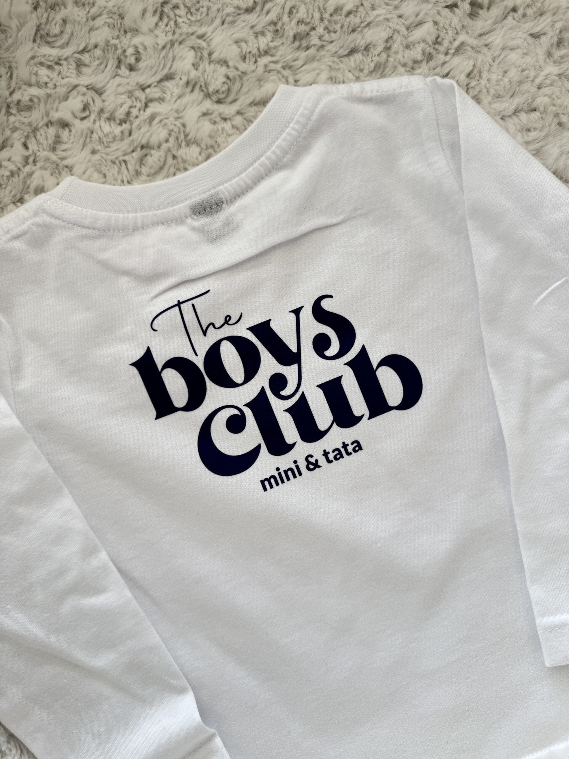 Koszulka biała długi rękaw the boys club rozmiar 86