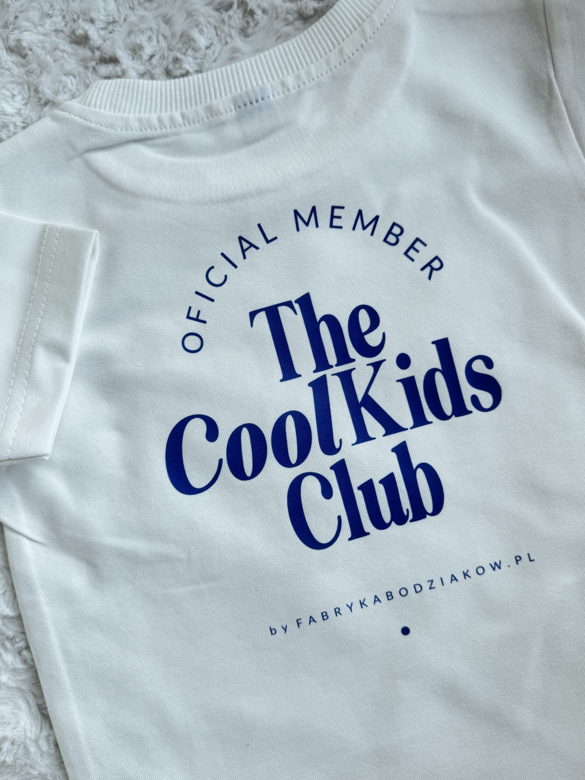 Koszulka ecru krótki rękaw cool kids club rozmiar 92