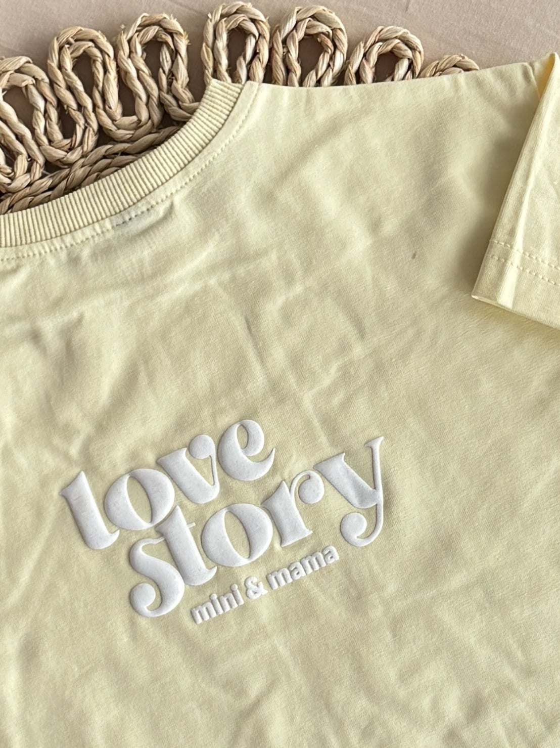 Koszulka masełkowa krótki rękaw love story rozmiar 92