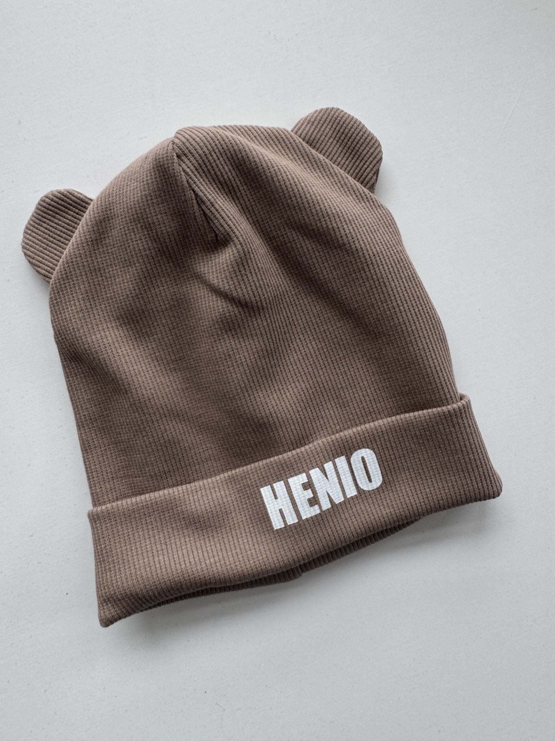 Czapka kawowa Henio rozmiar 6-18M