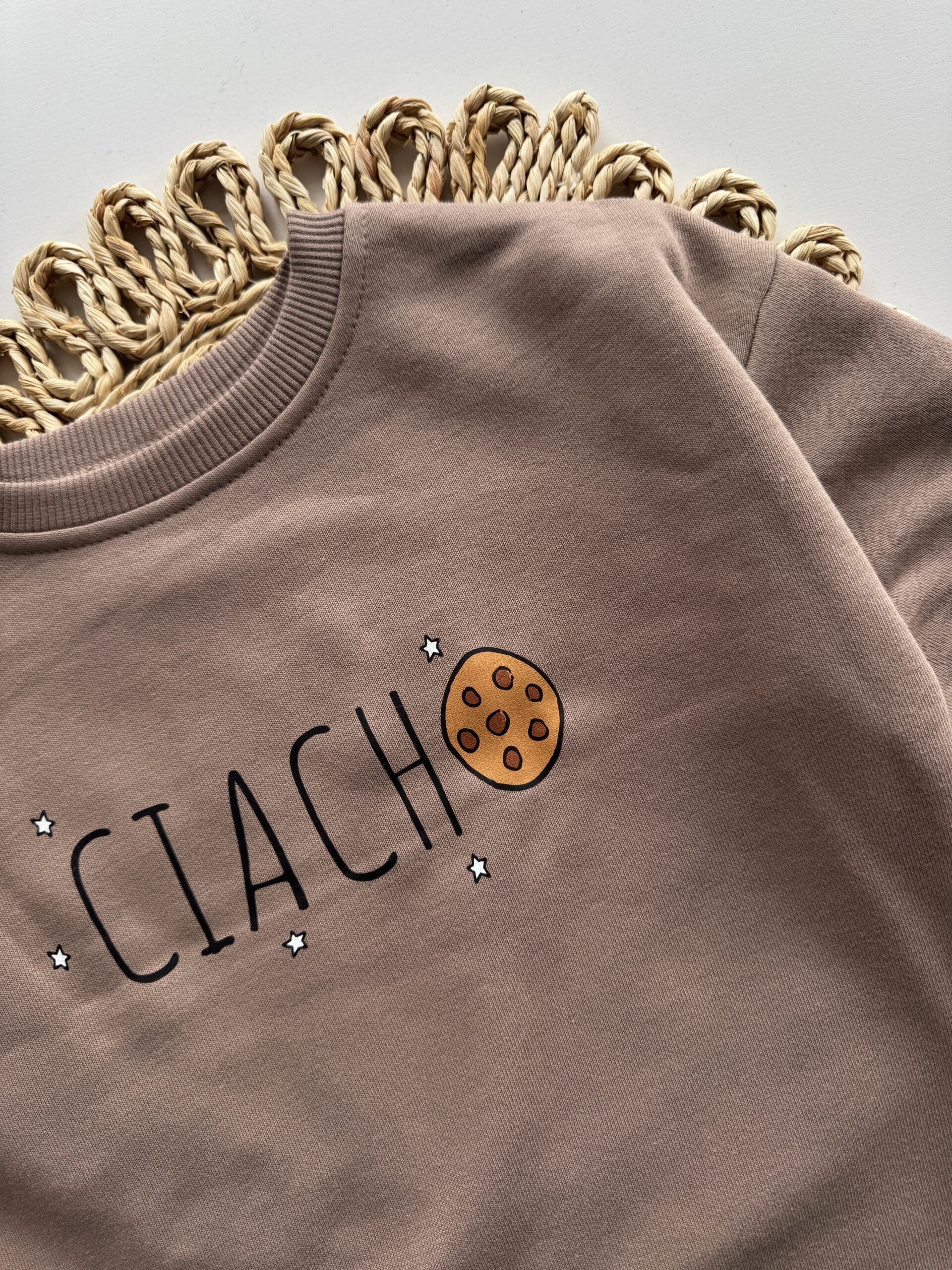 Bluza kawowa ciacho rozmiar 110