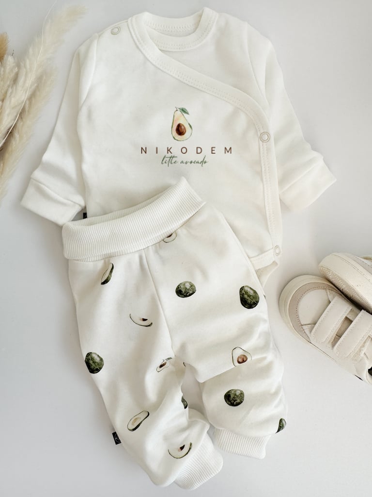 Body kopertowe niemowlęce litte avocado