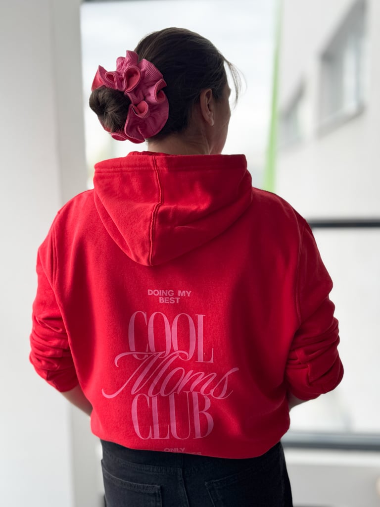 Bluza unisex z kapturem cool moms club